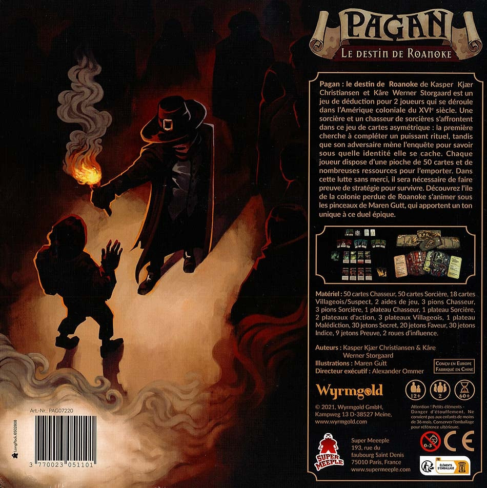 dos boite jeu Pagan