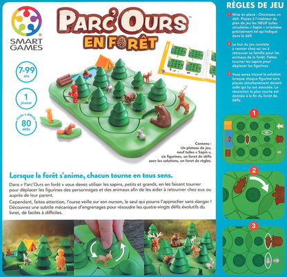 dos boite jeu Parc'Ours en Foret
