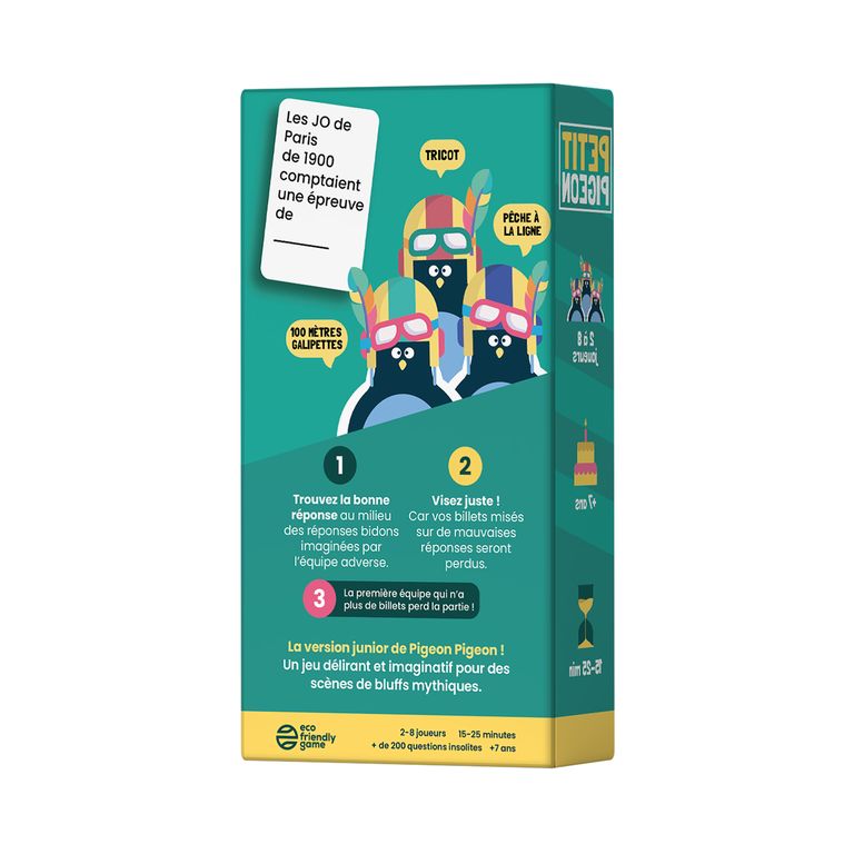 dos boite jeu Petit Pigeon