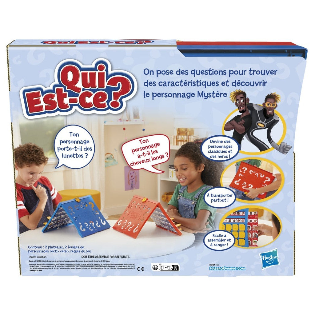 dos boite jeu Qui Est-ce Classique