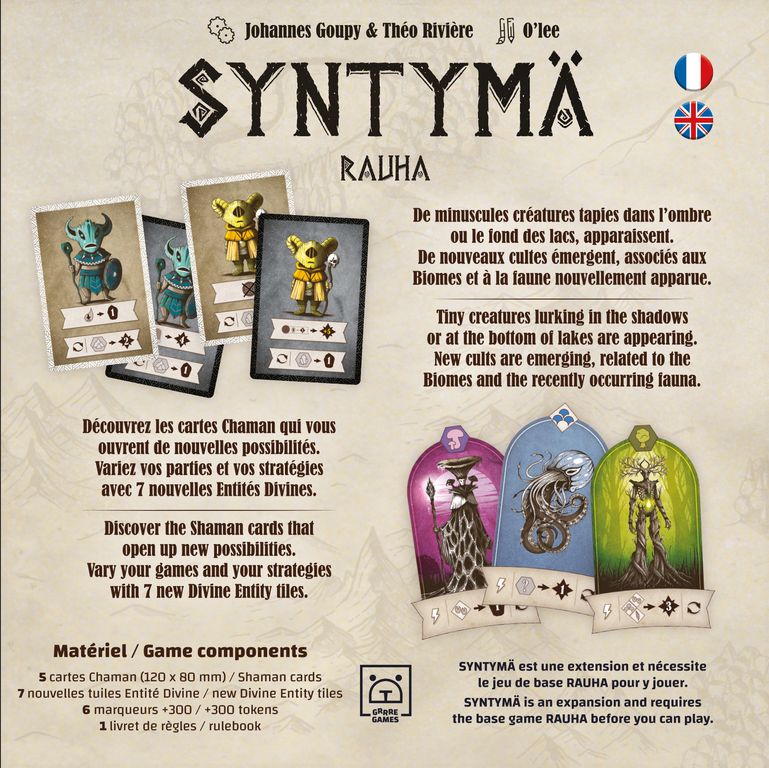dos boite jeu Rauha syntyma