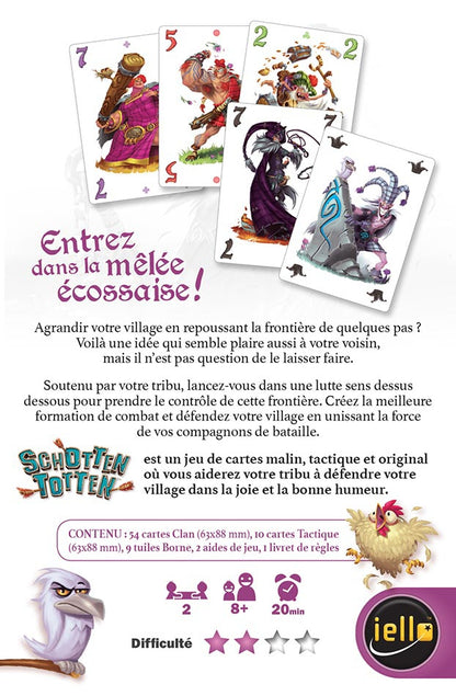dos boite jeu Schotten Totten
