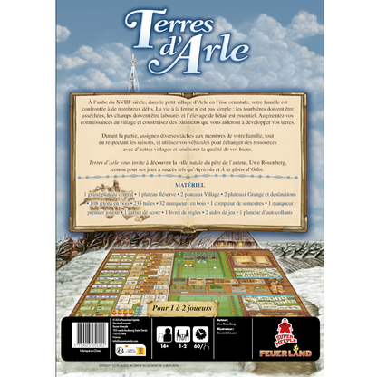 dos boite jeu Terres d'Arle