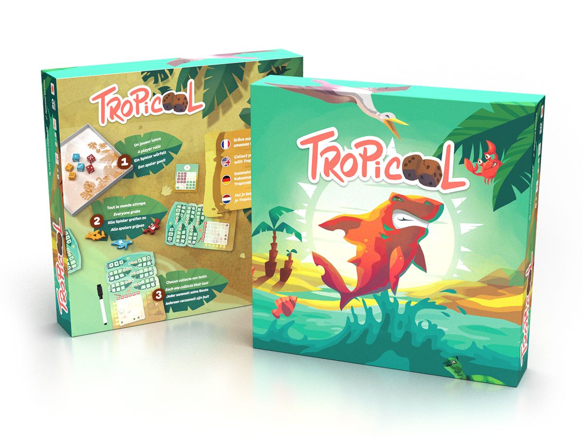 dos boite jeu Tropicool