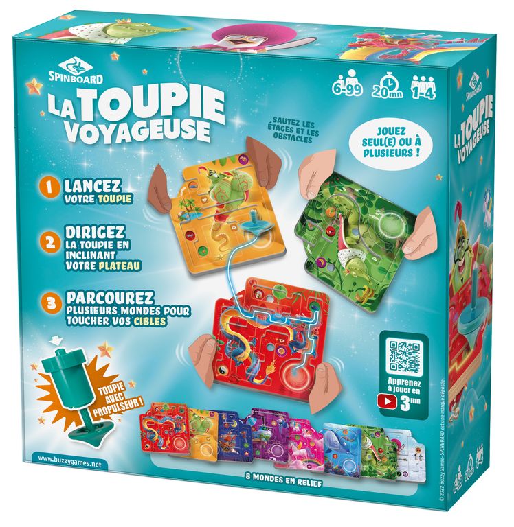 dos boite jeu la toupie voyageuse