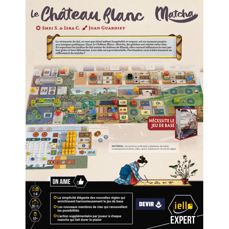 dos boite jeu le chateau blanc matcha