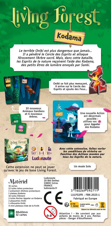 dos boite jeu living forest kodama