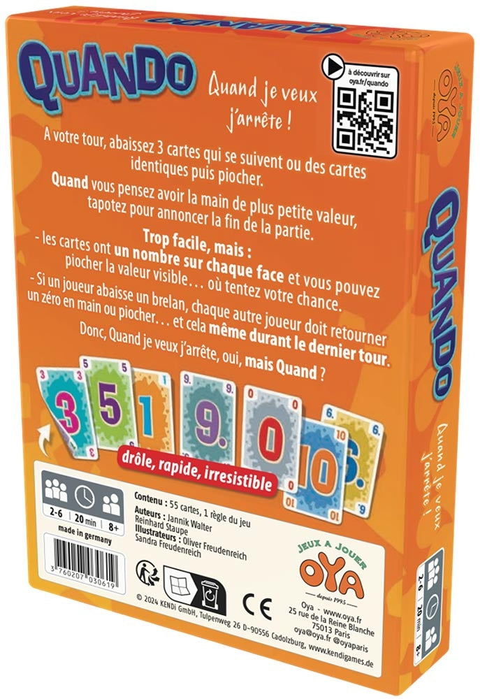 dos boite jeu quando