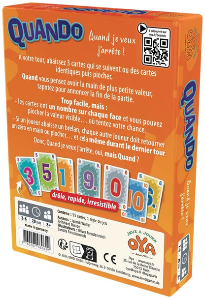 dos boite jeu quando