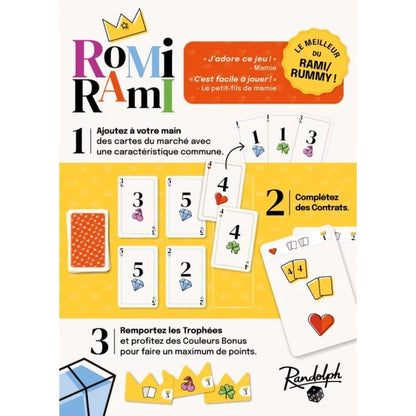 dos boite jeu romi rami