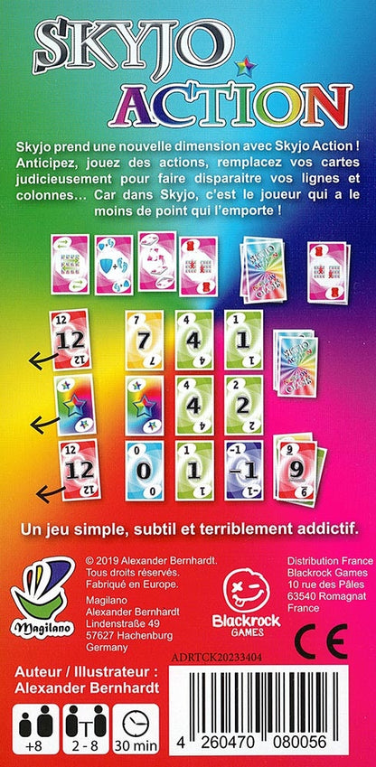 dos boite jeu skyjo action