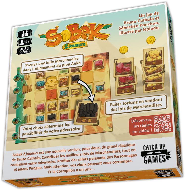 dos boite jeu sobek 2 joueurs
