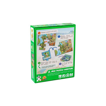 dos boite puzzle aventure dragon