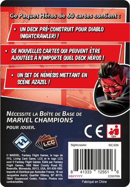 dos deck marvel champions Nightcrawler