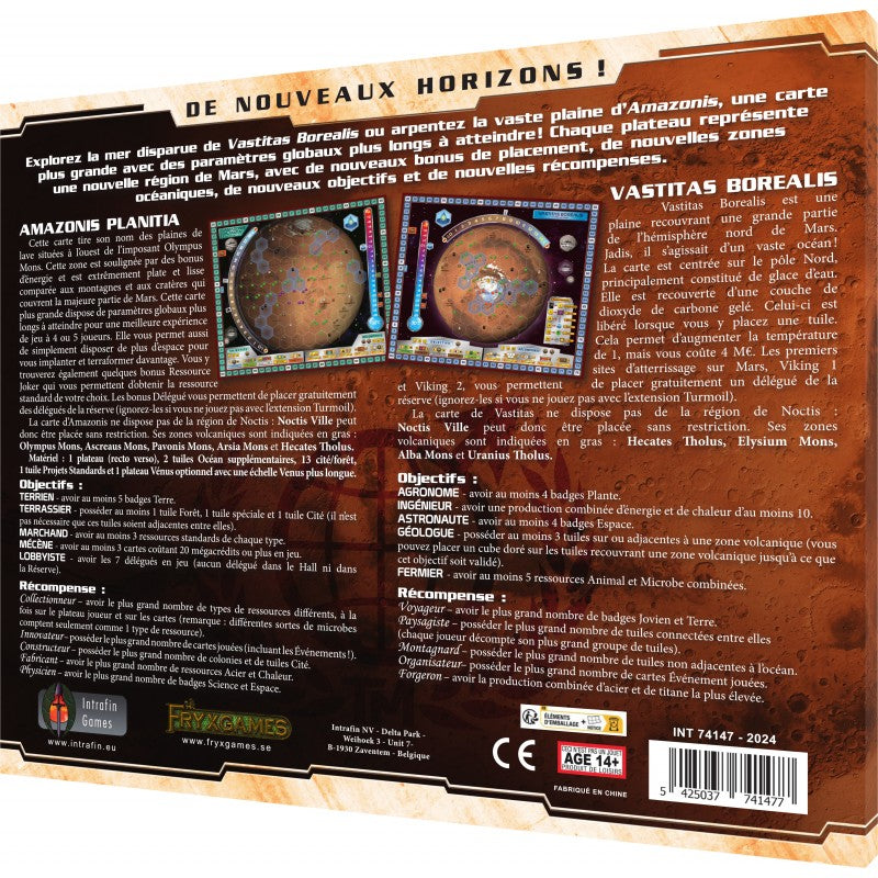 dos plateau Amazonis et & Vastitas terraforming mars