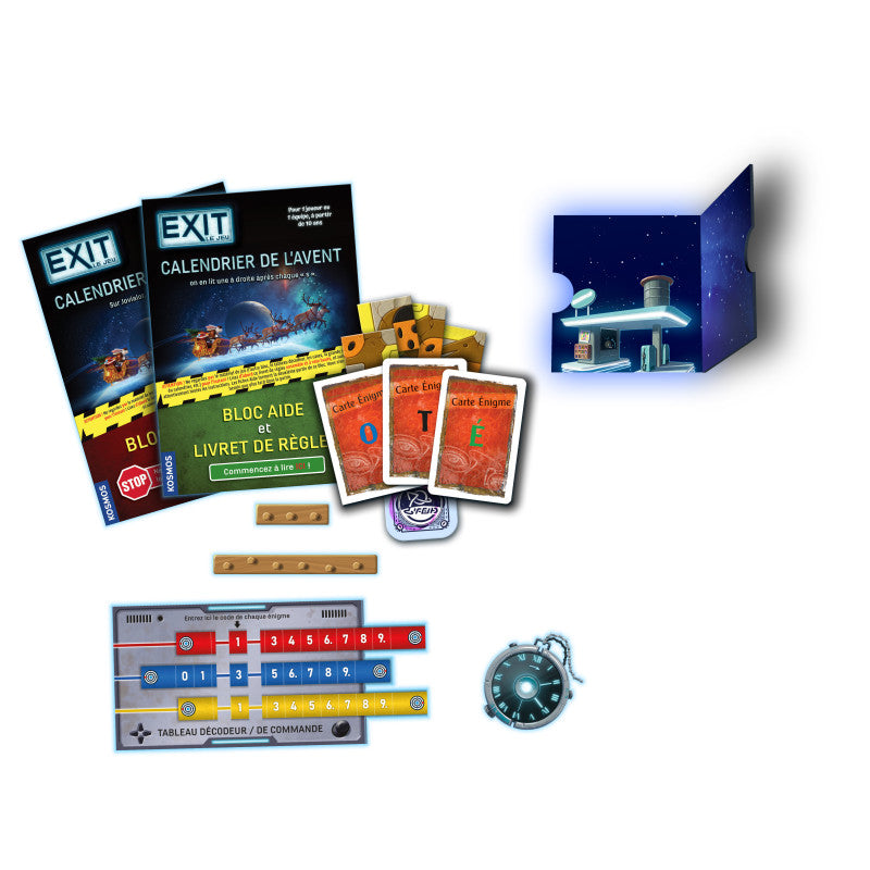 exit calendrier de l'avent course intergalactique materiel
