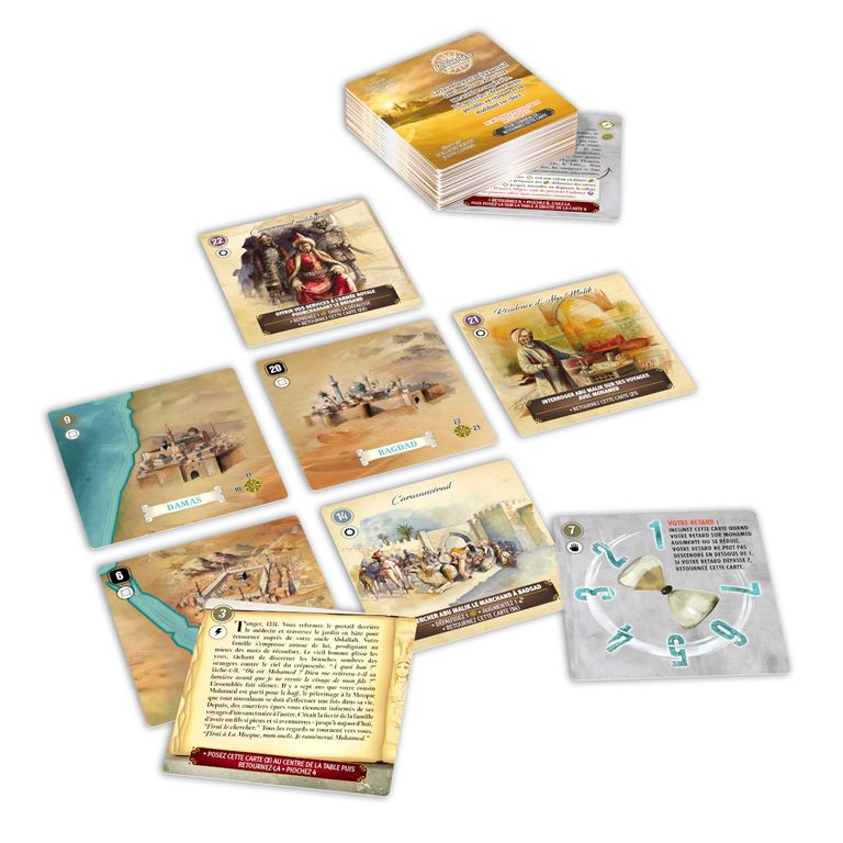 cartes boite jeu Cartaventura Caravanes