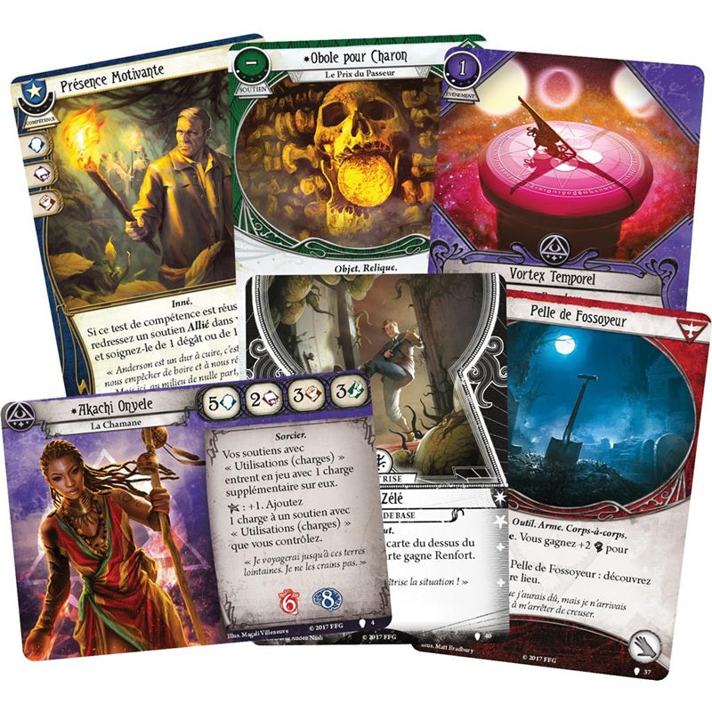 jce Horreur a Arkham Investigateur La Route de Carcosa cartes
