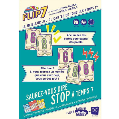 jeu de societe Flip 7 dos boite