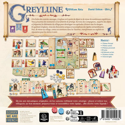 jeu de societe Greylune dos boite