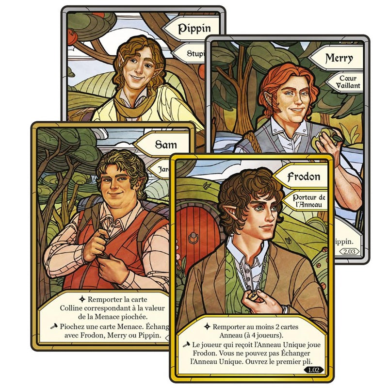 jeu de societe La communaute de l'anneau cartes