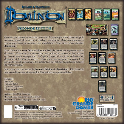 jeu de societe dominion dos de boite