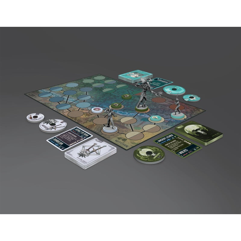 jeu de societe unmatched the witcher d'argent et d'acier boite