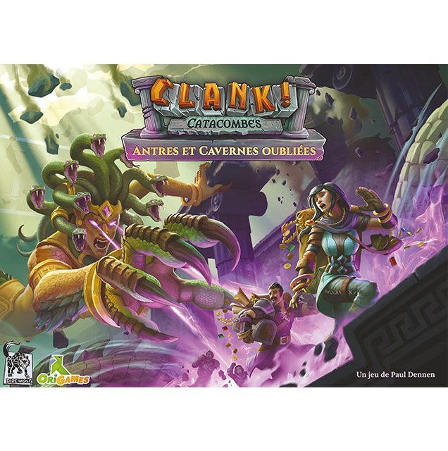 jeu de societe CLANK Catacombes Antres et Cavernes oubliees boite