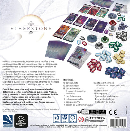 jeu de societe Etherstone dos de boite