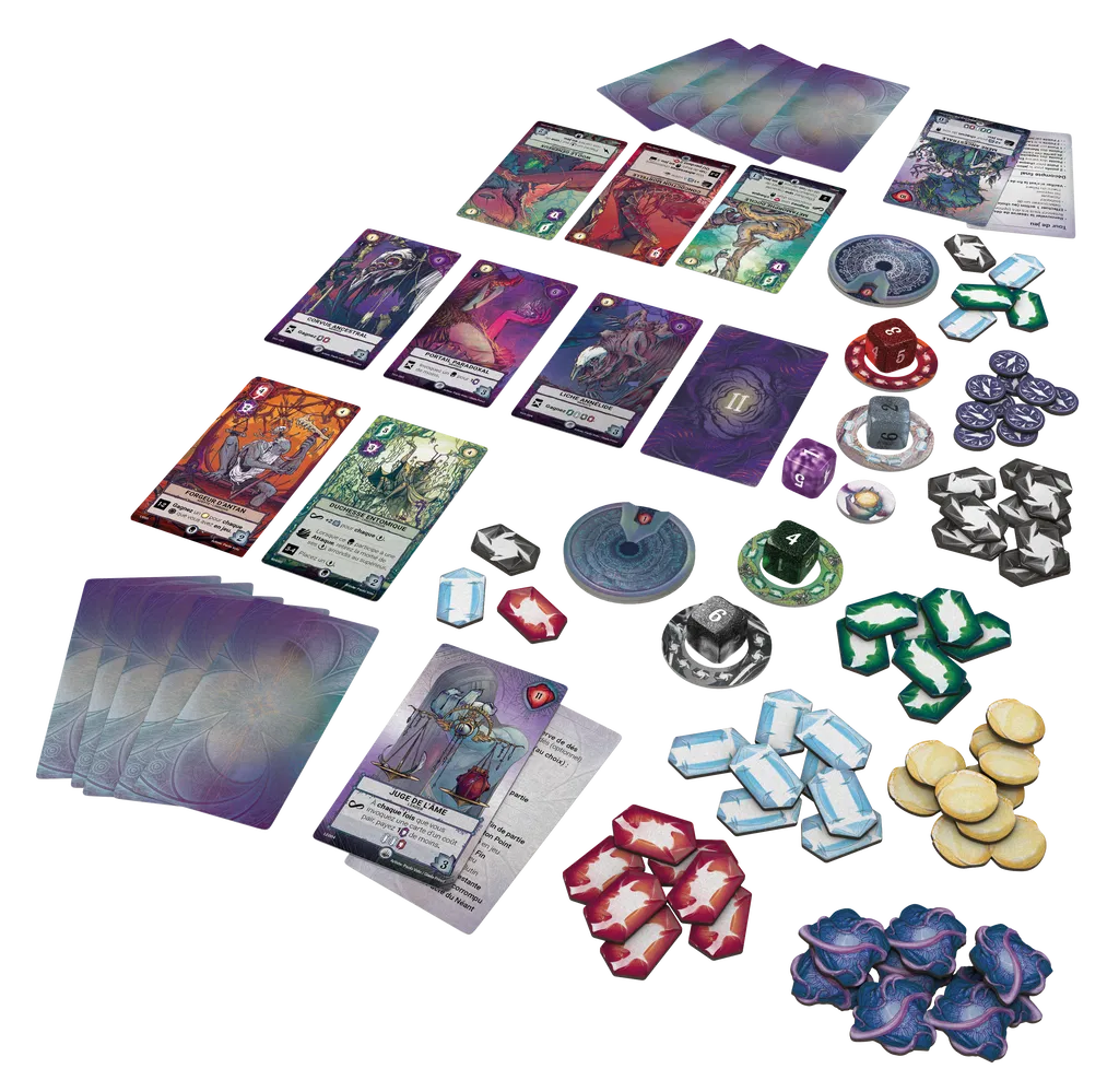 jeu de societe Etherstone matériel