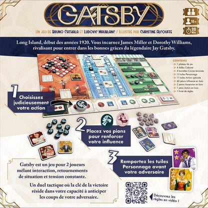 jeu de societe Gatsby dos de boite