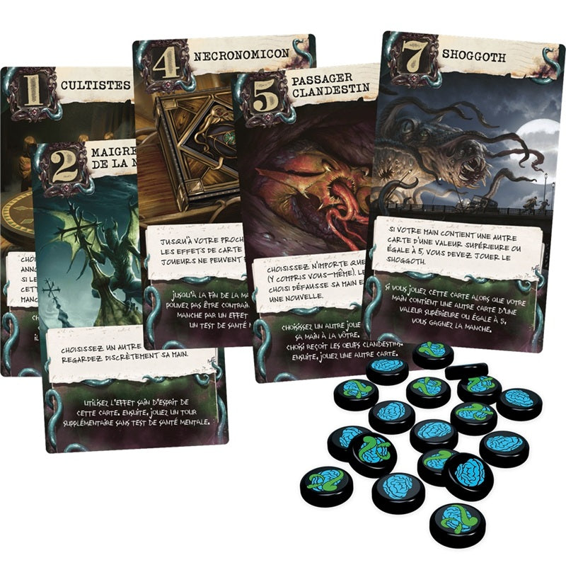 jeu de societe Horreur a Arkham Lovecraft Letter matériel