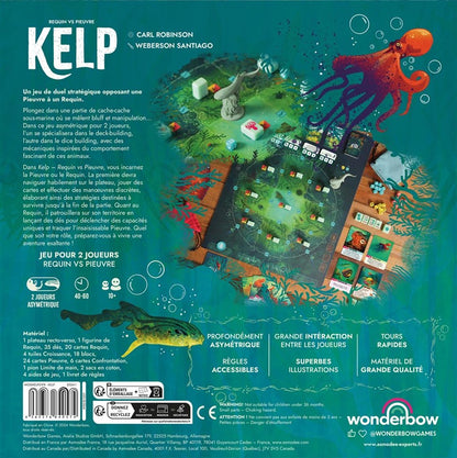 jeu de societe Kelp dos boite