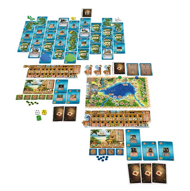jeu de societe Pirates de Maracaibo Commandants materiel