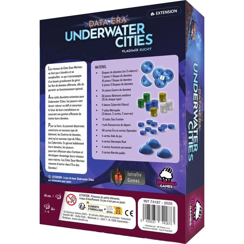 jeu de societe Underwater Cities data era dos de boite