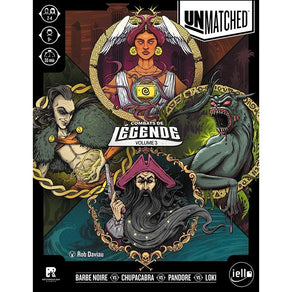 jeu de societe Unmatched combat de legendes vol 3 boite