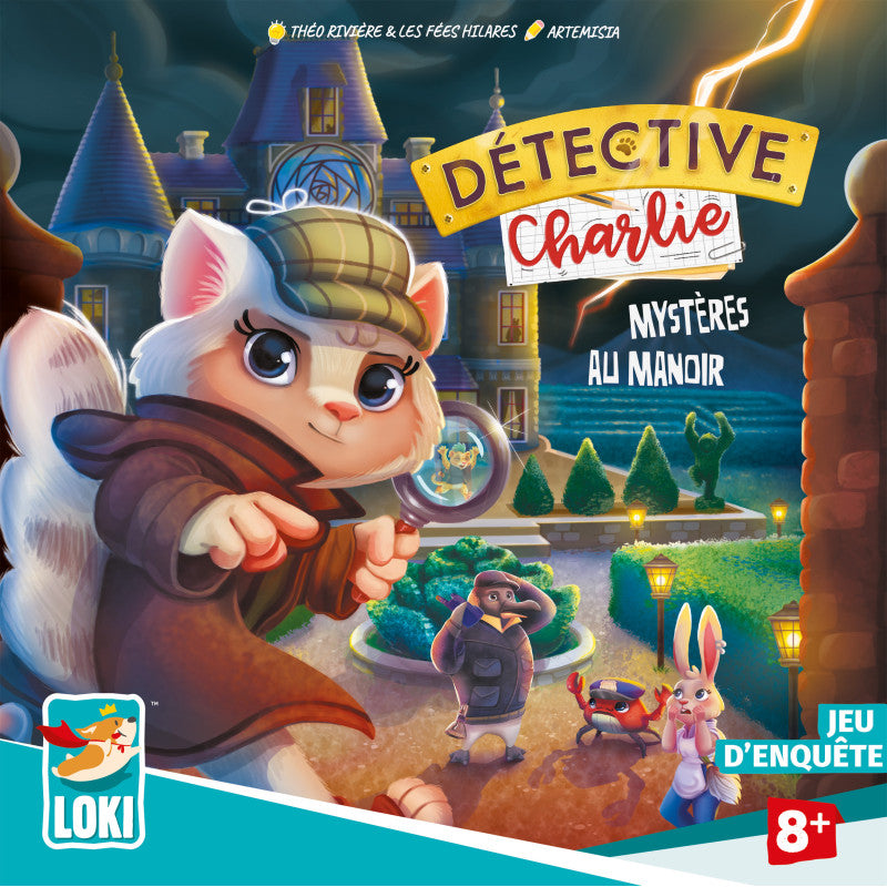jeu de societe detective charlie enquete au manoir boite