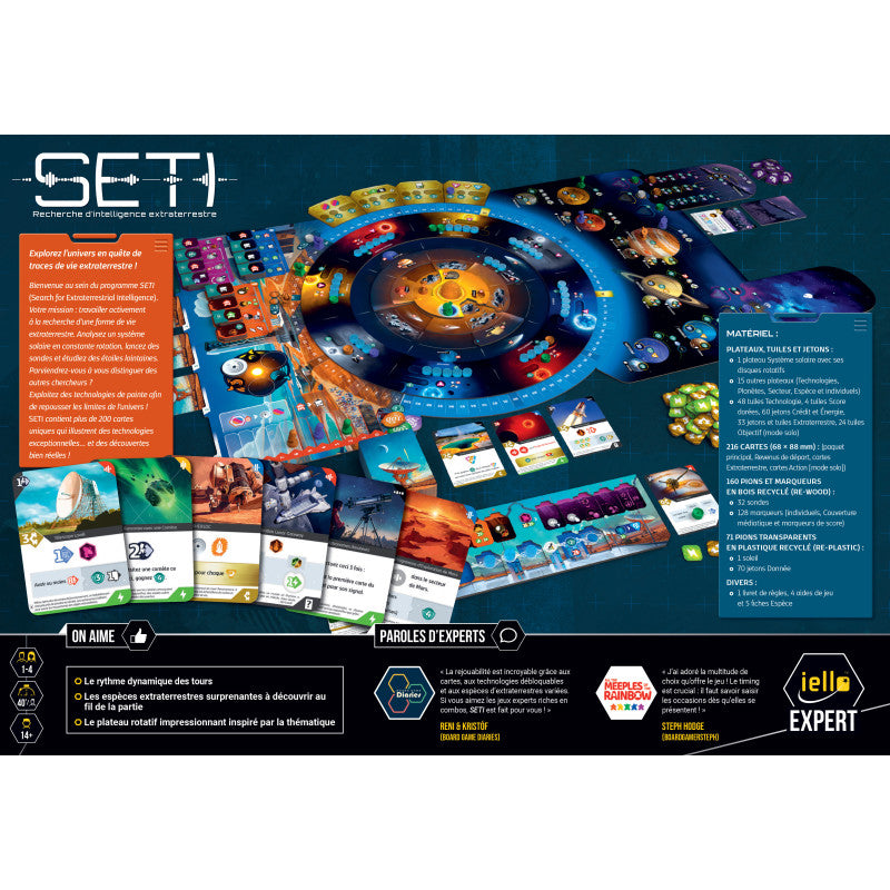 jeu de societe SETI dos boite