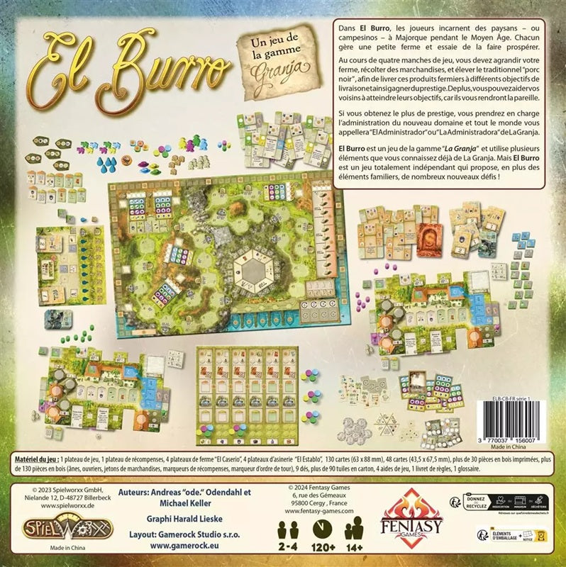 jeu de societe el burro boite dos