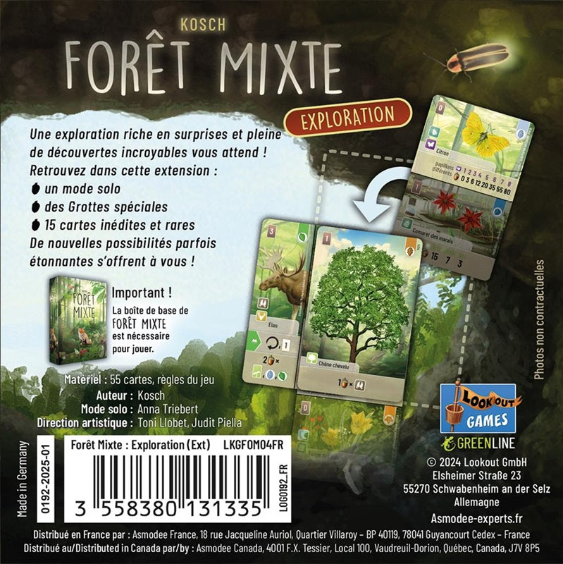 jeu de societe foret mixte exploration boite dos