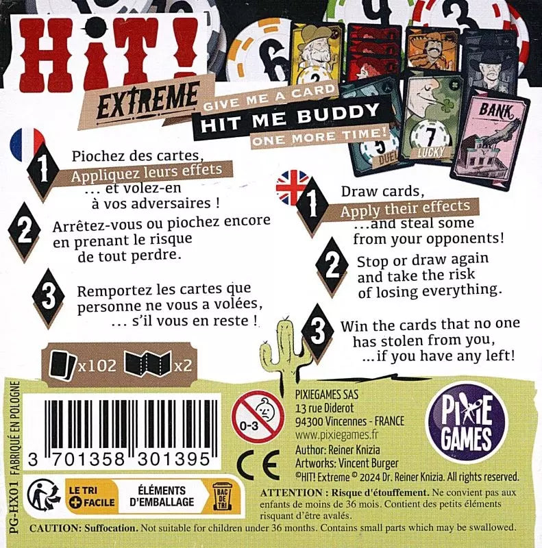 jeu de societe hit extreme dos de boite