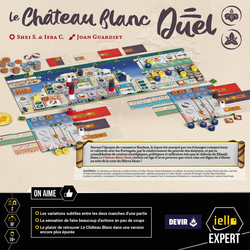 jeu de societe le chateau blanc duel dos de boite