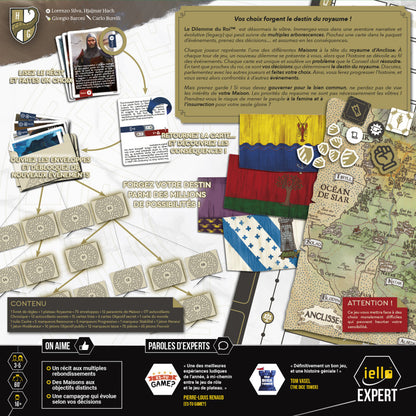 jeu de societe le dilemme du roi dos boite