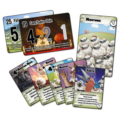 jeu de societe smash up moutons cartes