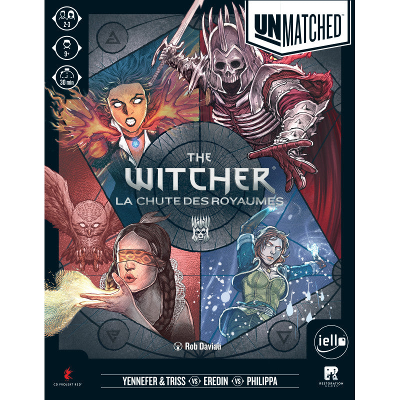 jeu de societe unmatched the witcher La Chute des Royaumes boite