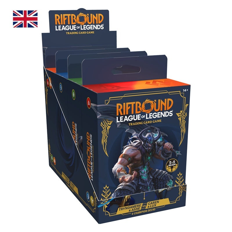 Riftbound Legacy – Lot de 4 Champion Decks (EN)