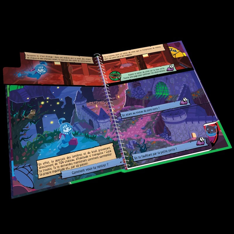livre jeu ma premiere avanture le chateau de p'tit bouh intérieur