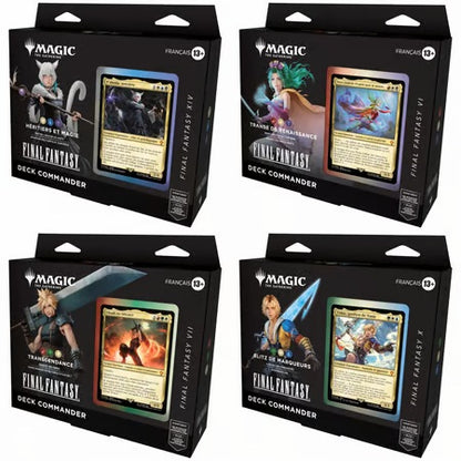 magic lot de 4 deck commander FinalFantasy