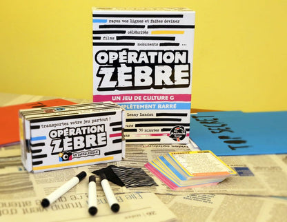 matériel  jeu opération zèbre