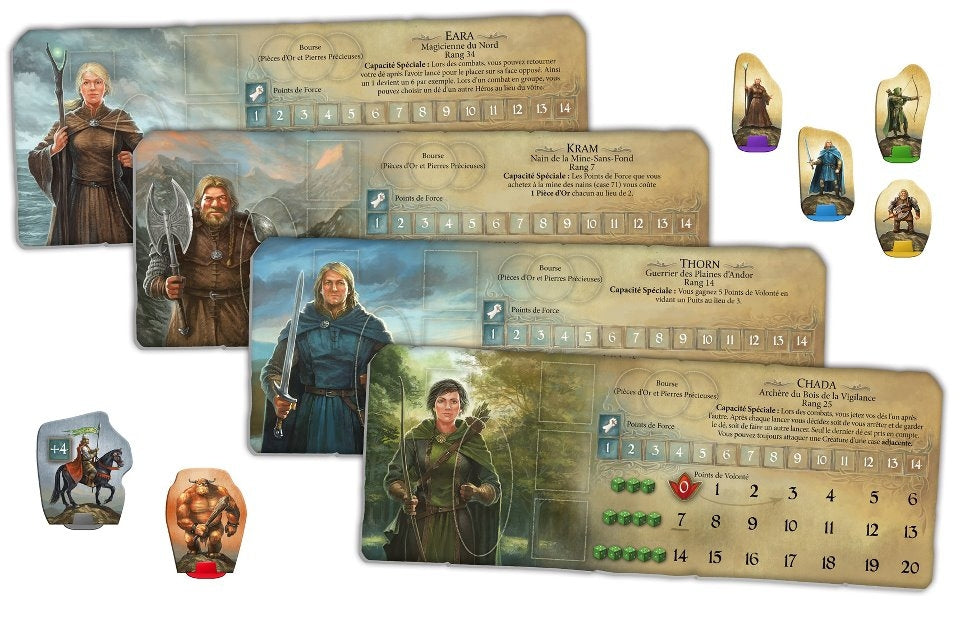 materiel jeu Andor